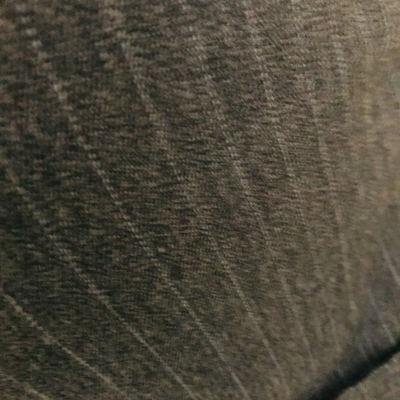 PAPAYA Chic Vintage Y2K Charcoal Gray PINSTRIPED Dress SHORTS Size Small - Picture 4 of 11